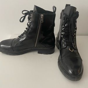 ALLSAINTS (Women) Lira Hiker Boot /Black Leather SIZE 10.5 (41 EU)